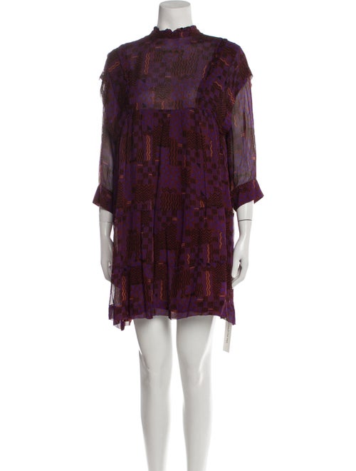 BA&SH Floral Print Mini Dress