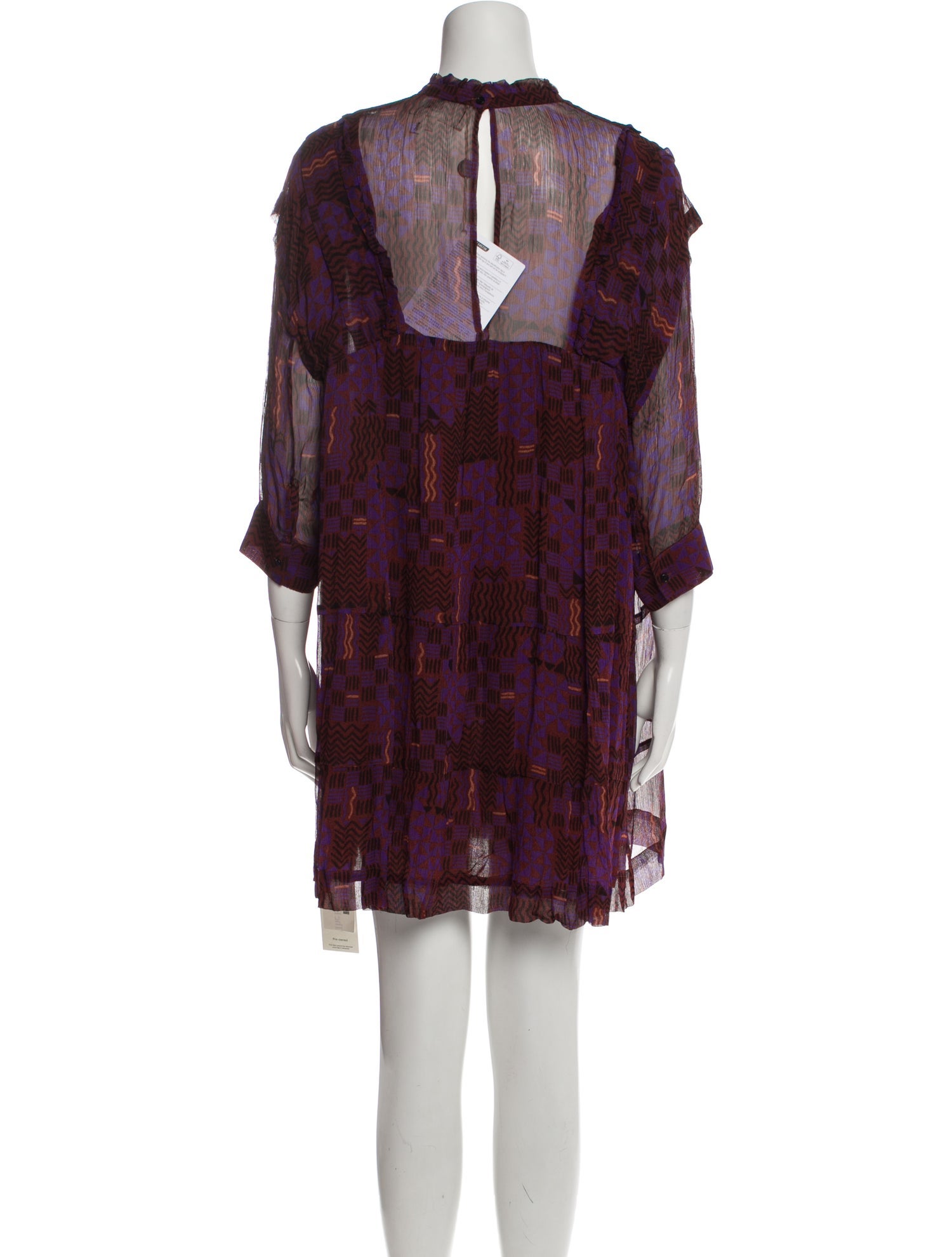 BA&SH Floral Print Mini Dress