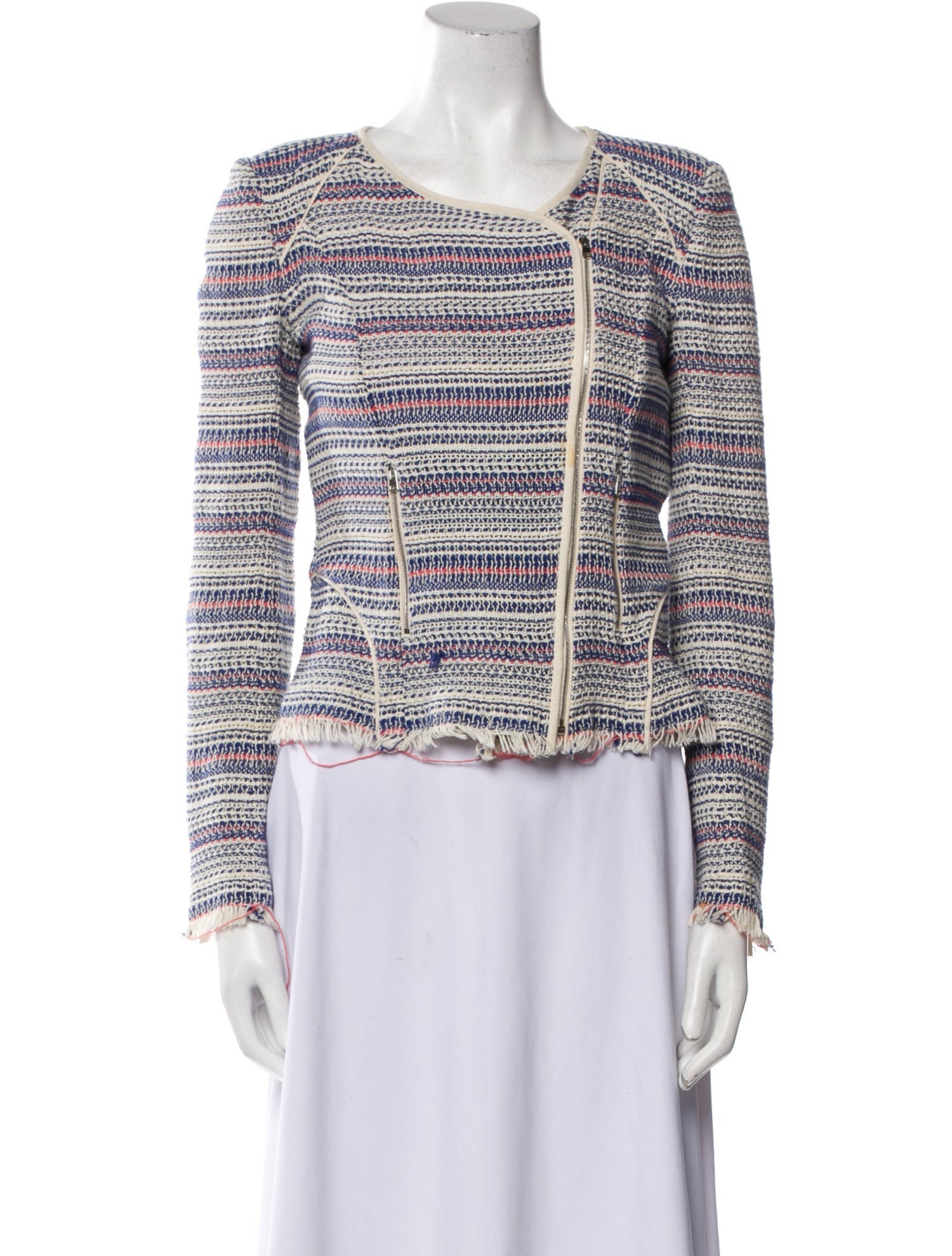 BA&SH Tweed Pattern Jacket