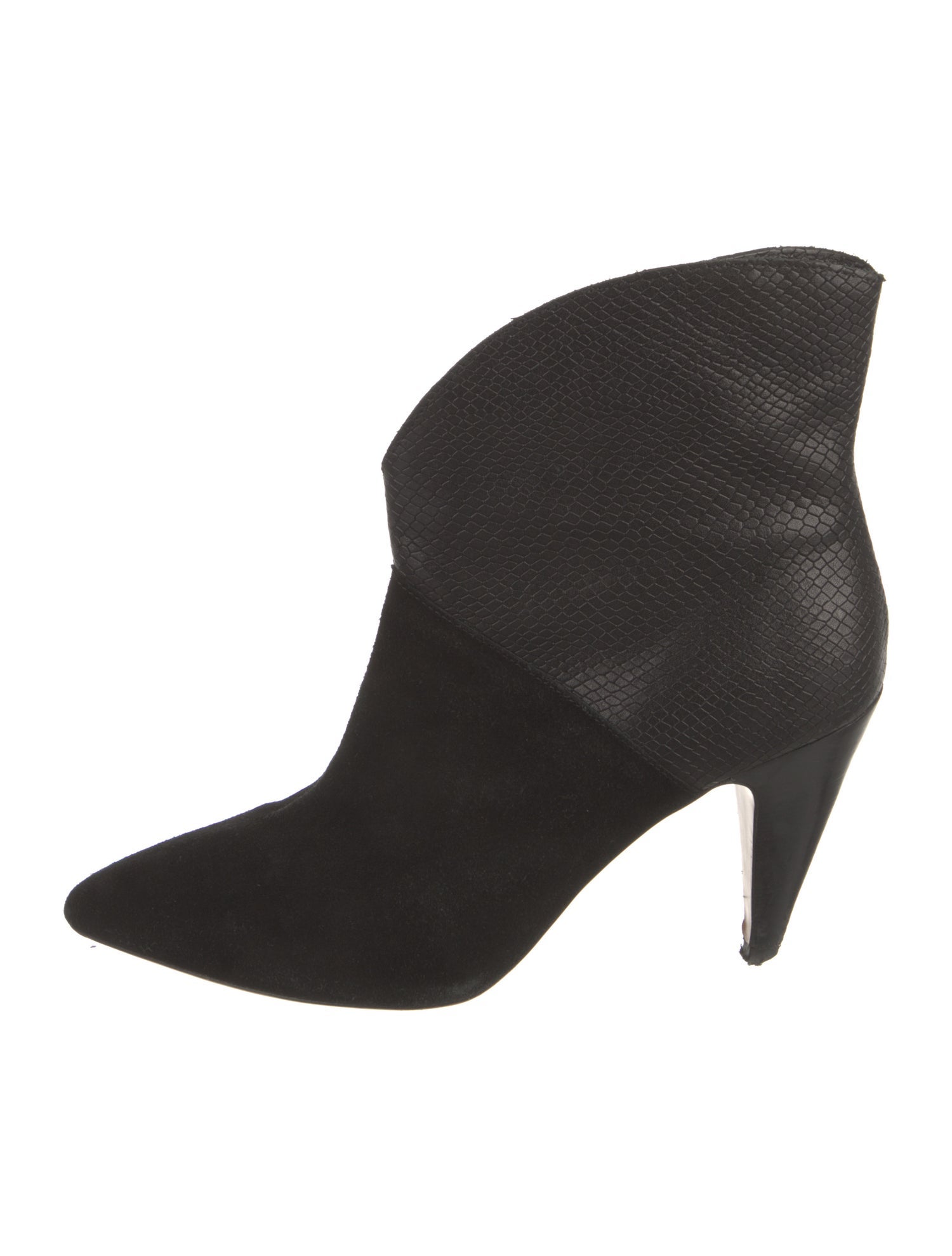 BA&SH Embossed Leather Boots