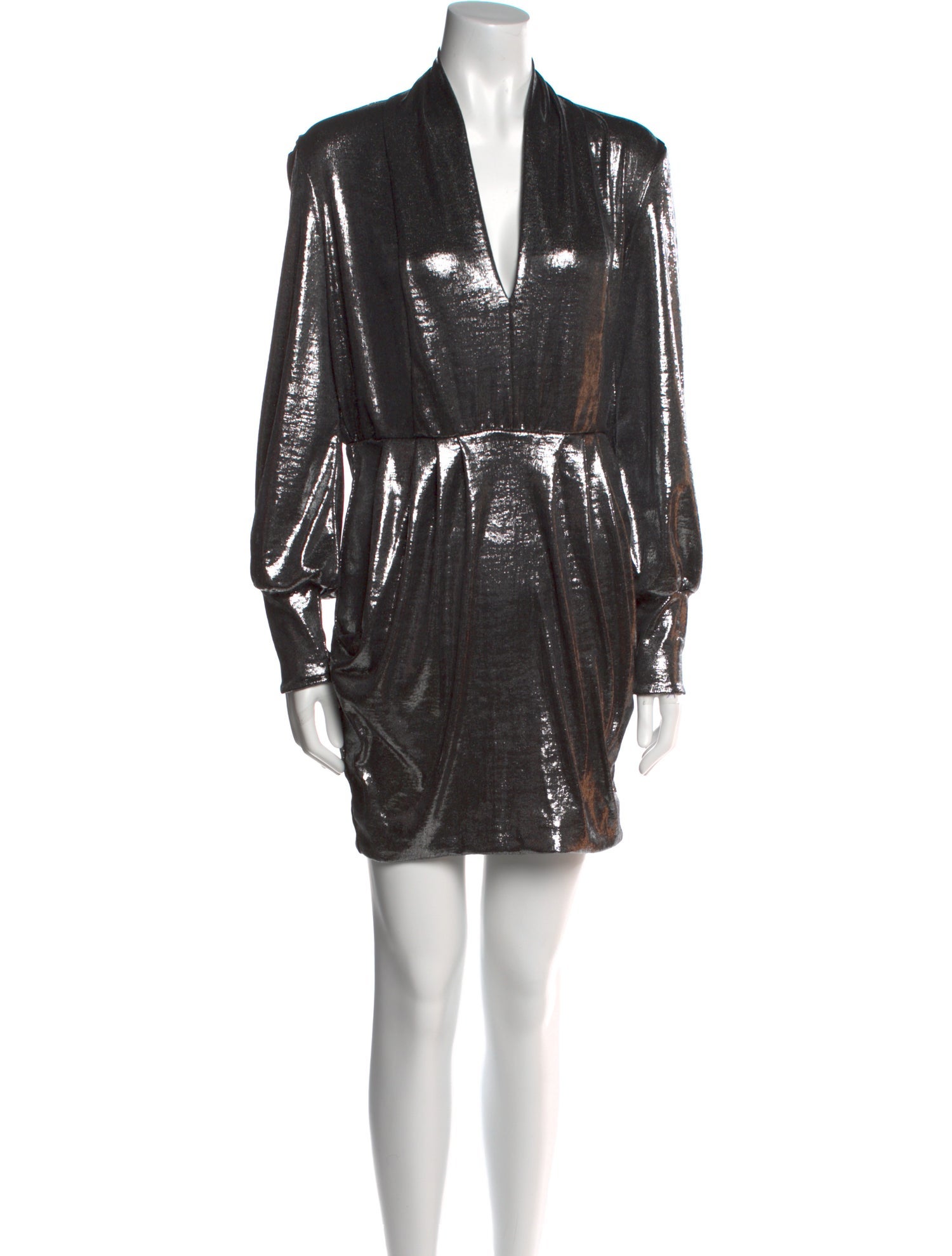 BA&SH V-Neck Mini Dress