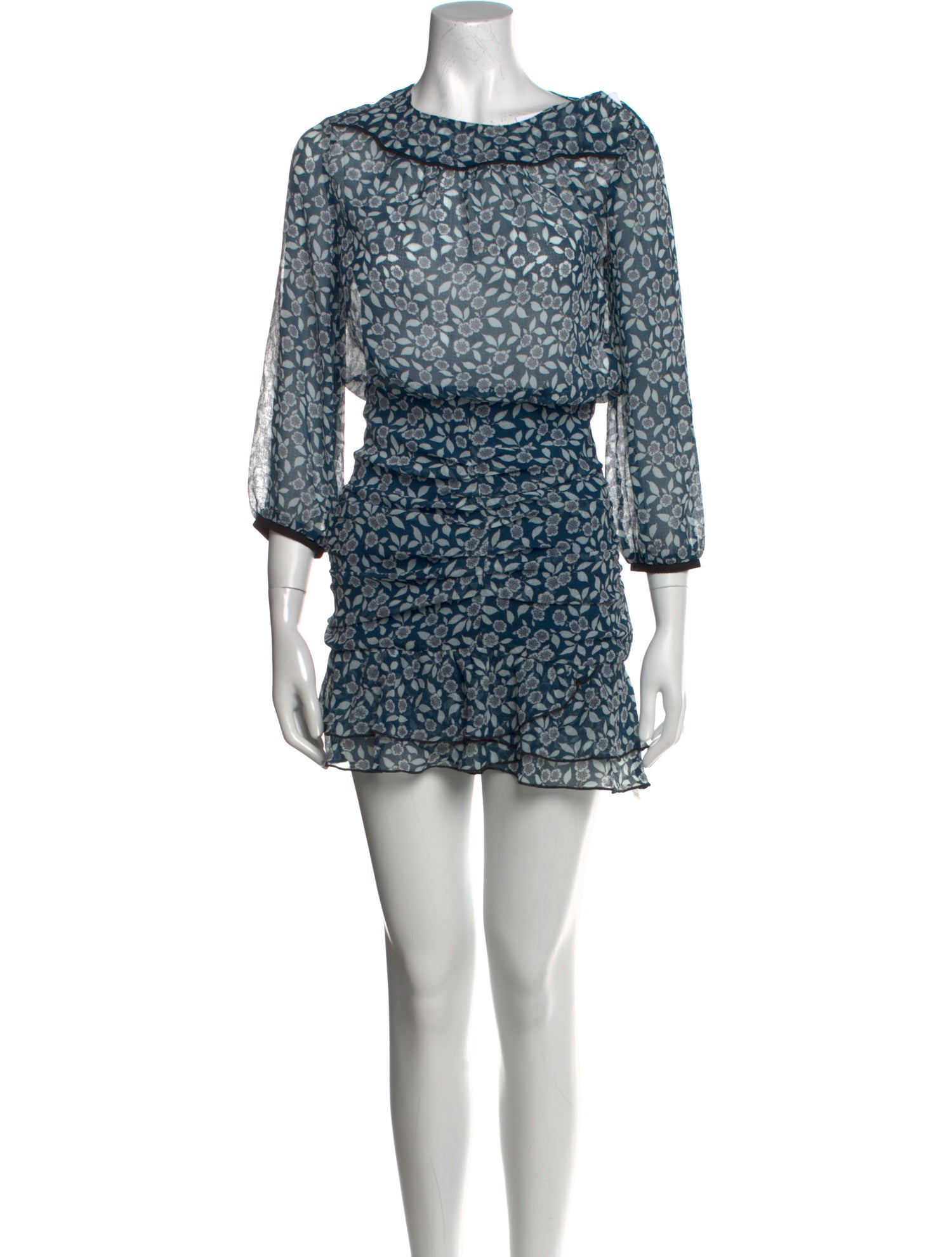 BA&SH Printed Mini Dress