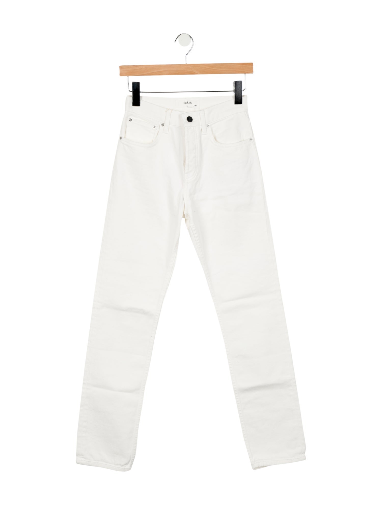 BA&SH Mid-Rise Straight Leg Jeans