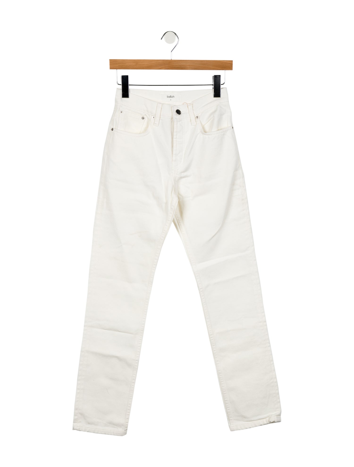BA&SH Mid-Rise Straight Leg Jeans