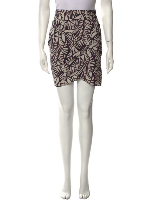 BA&SH Printed Mini Skirt