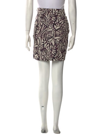 BA&SH Printed Mini Skirt