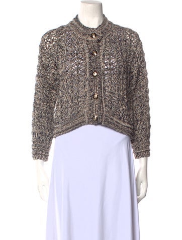 Ba&Sh Knitwear Tweed Pattern Crew Neck Sweater US 0 | XS