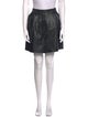 BA&SH Lamb Leather Mini Skirt