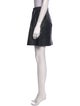 BA&SH Lamb Leather Mini Skirt
