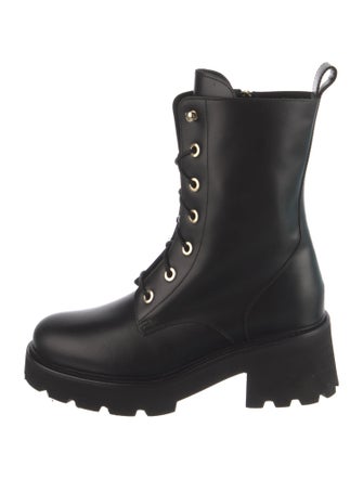 BA&SH Leather Combat Boots