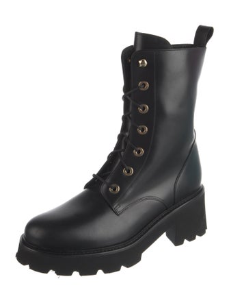 BA&SH Leather Combat Boots