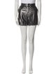 BA&SH Lamb Leather Mini Shorts