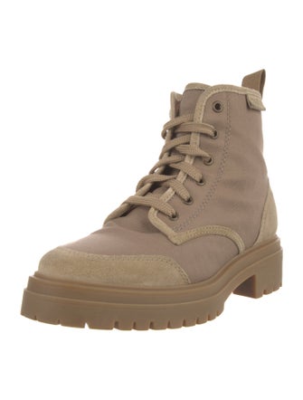 BA&SH Canvas Combat Boots