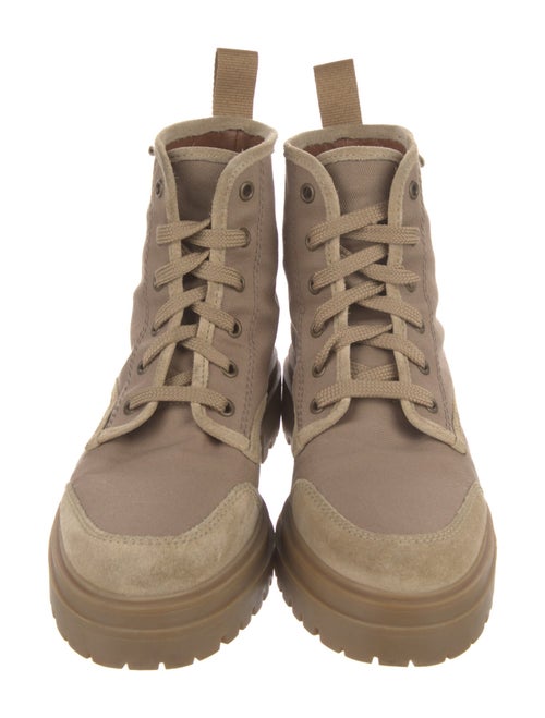 BA&SH Canvas Combat Boots
