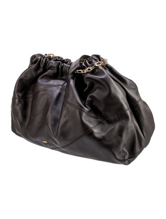 BA&SH Leather Evening Bag