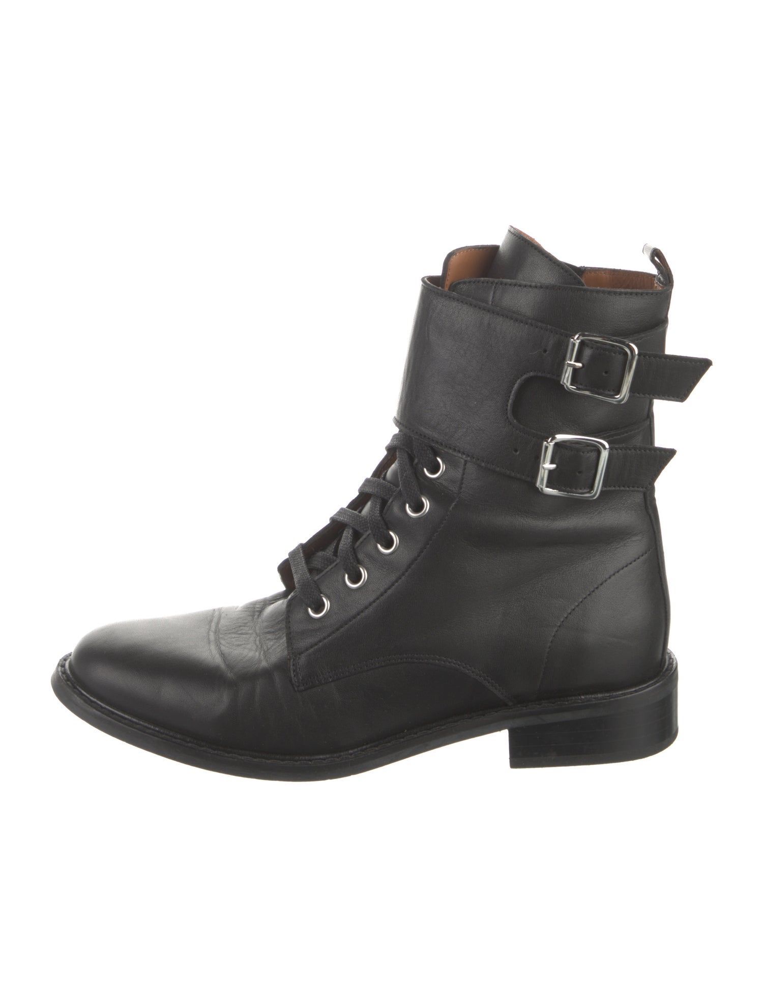 BA&SH Leather Combat Boots
