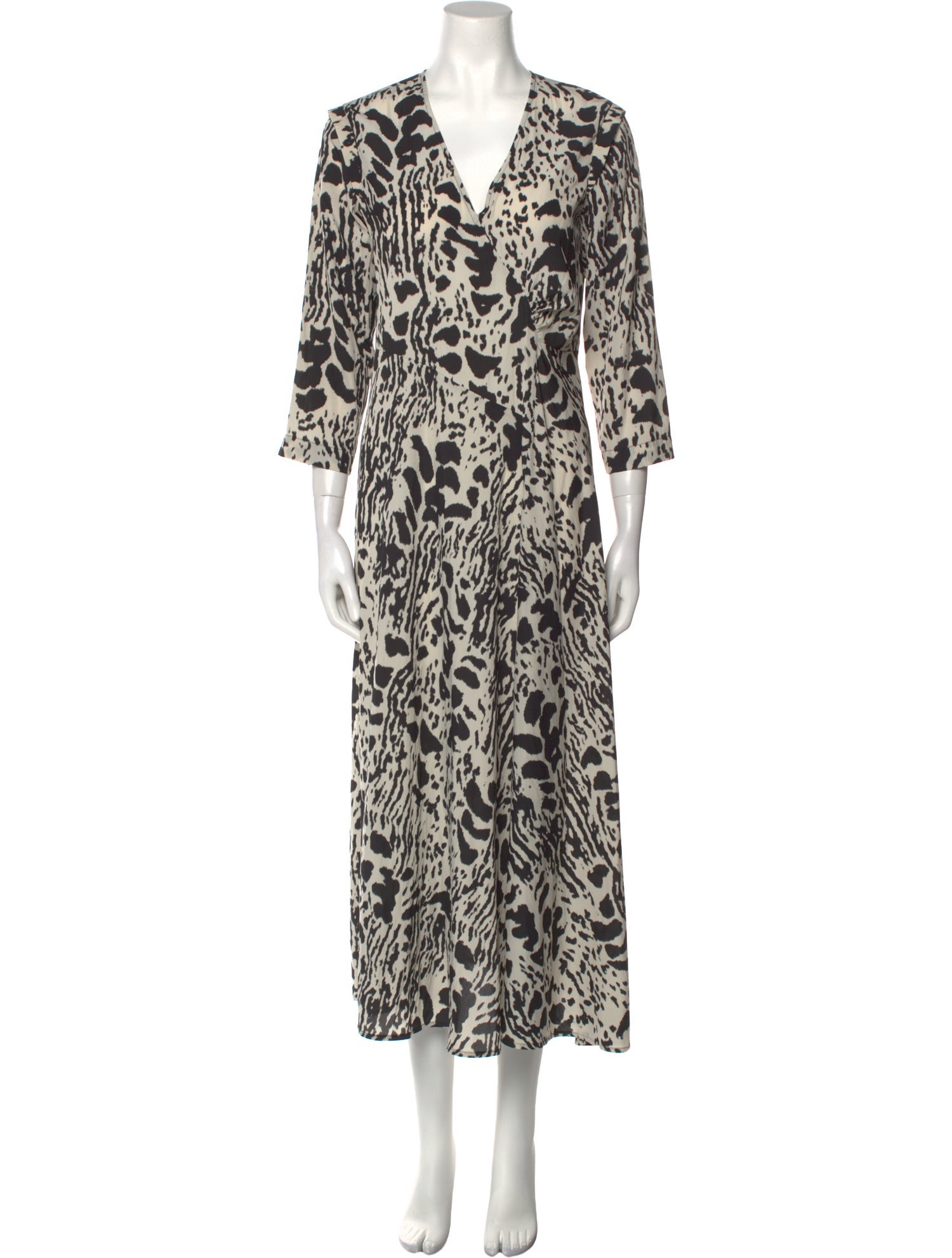 BA&SH Printed Long Dress