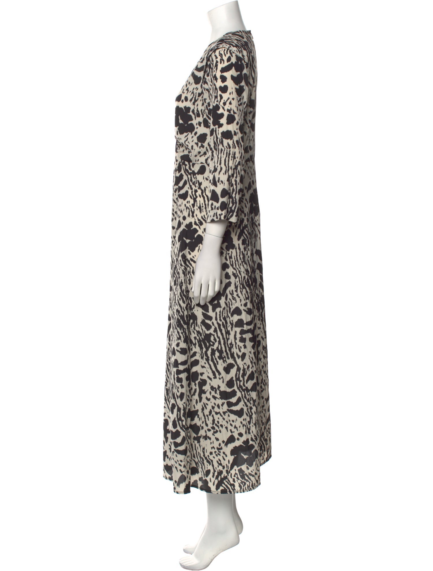 BA&SH Printed Long Dress