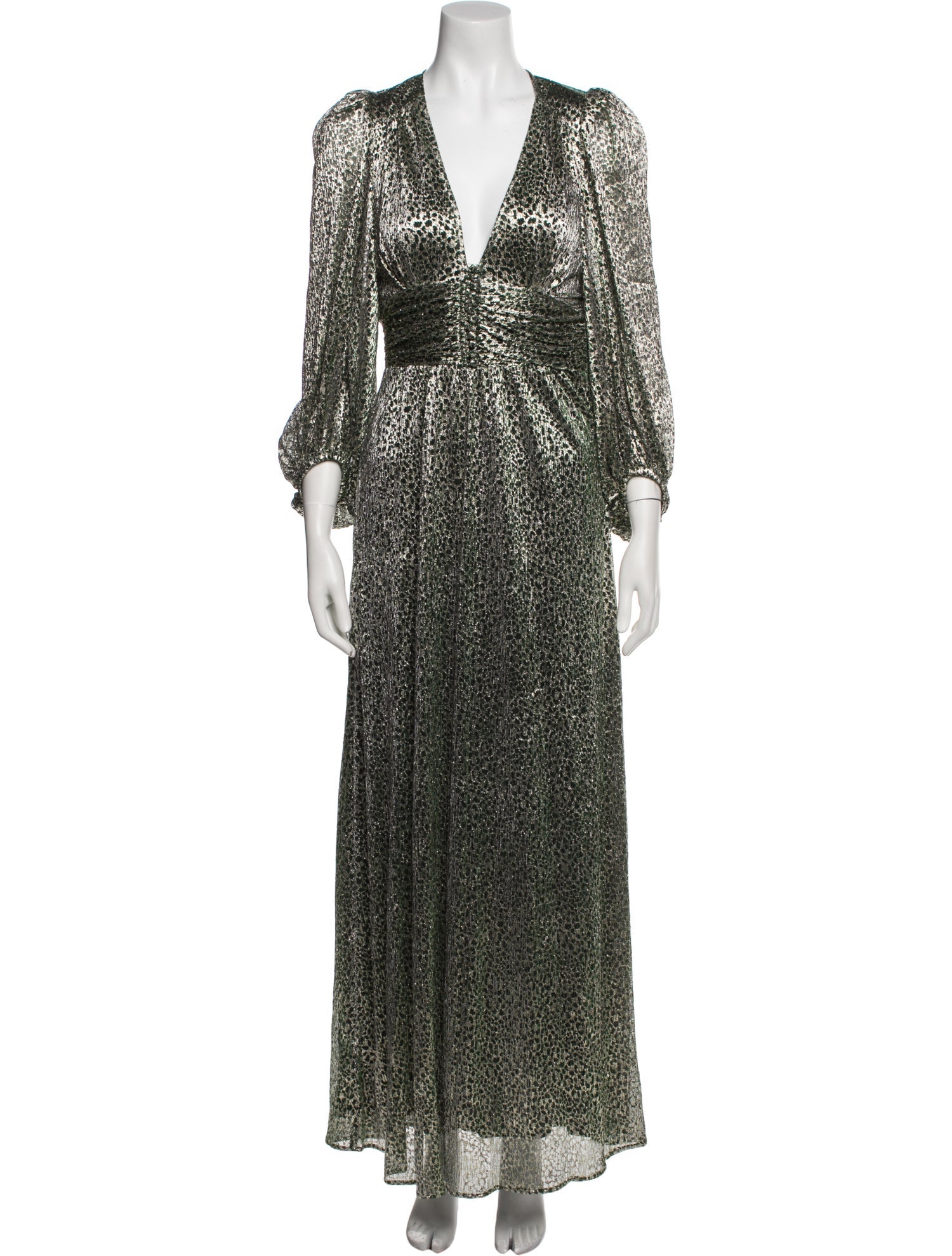 BA&SH V-Neck Long Dress