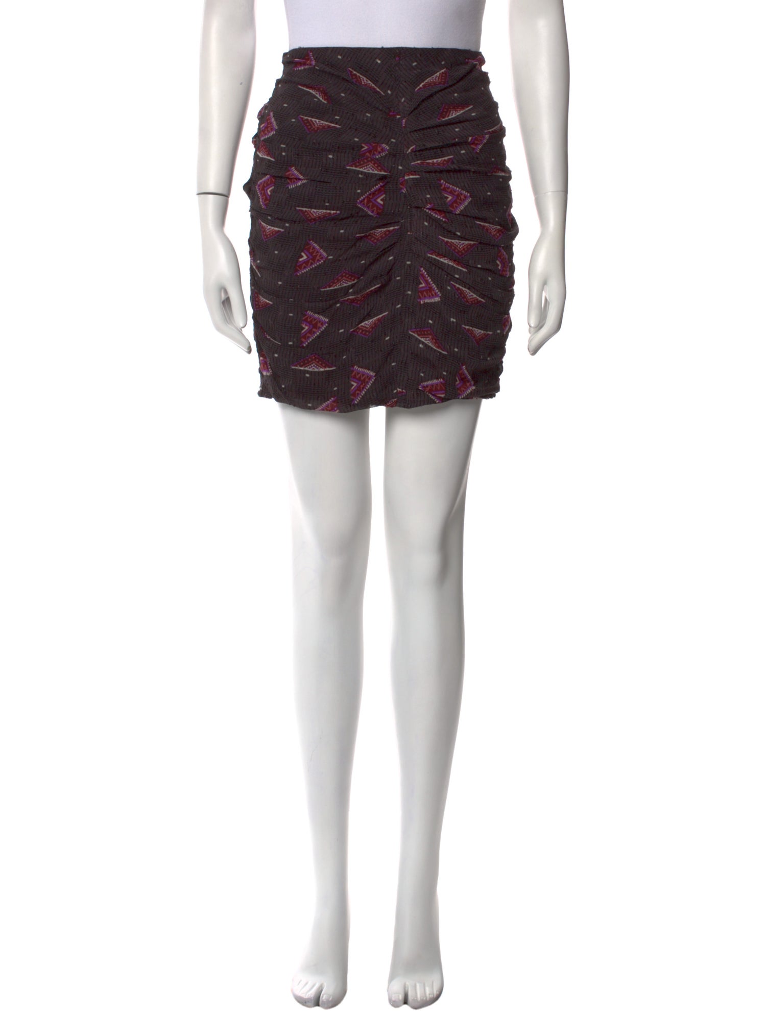 BA&SH Printed Mini Skirt