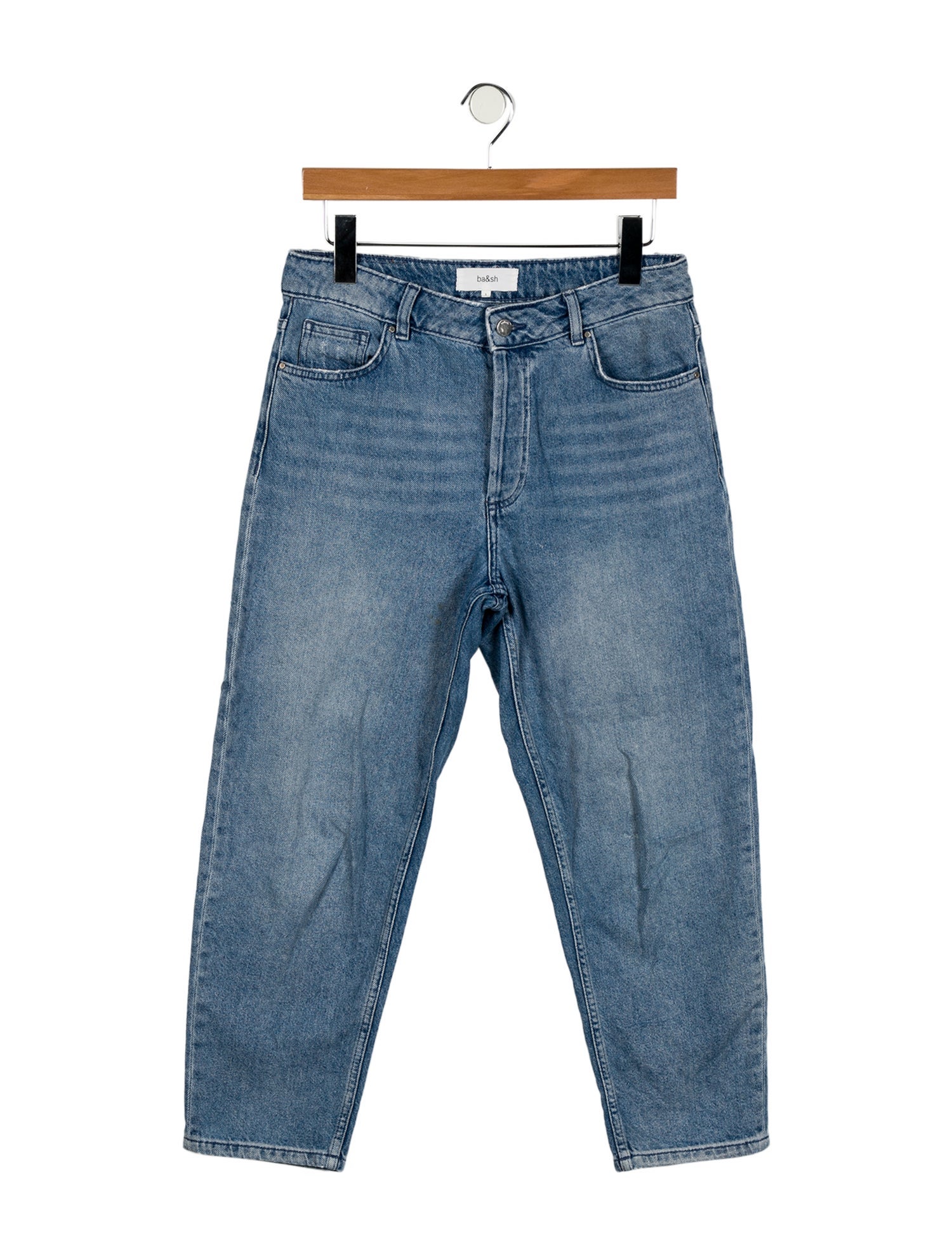 BA&SH Mid-Rise Straight Leg Jeans