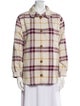 BA&SH Wool Plaid Print Jacket