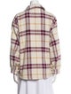 BA&SH Wool Plaid Print Jacket