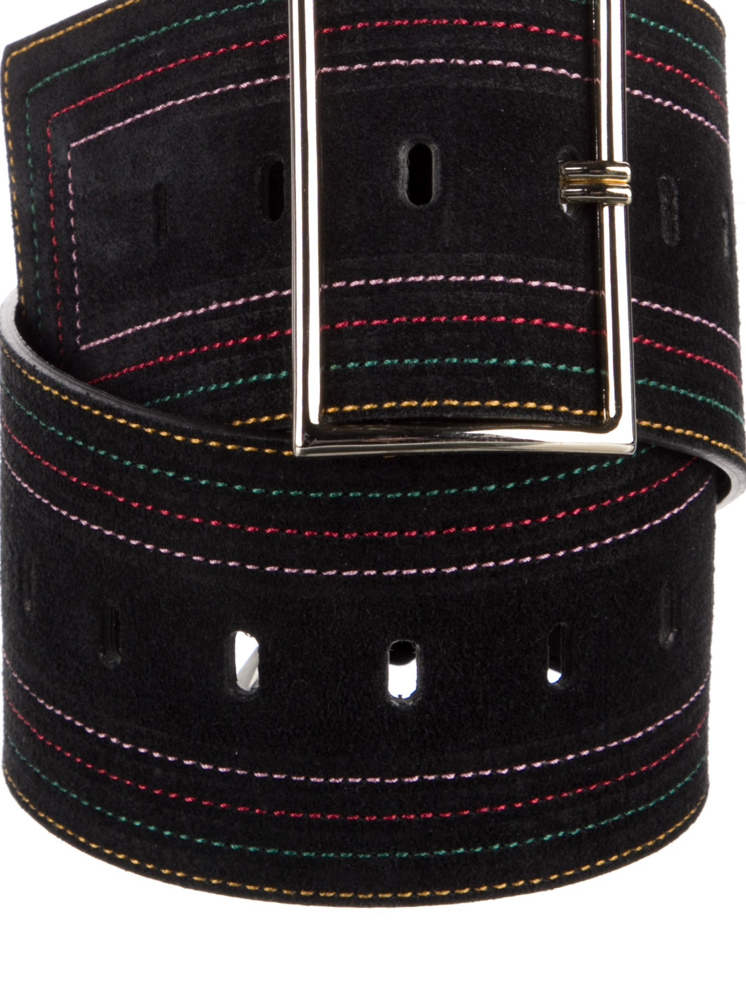 BA&SH Wide Leather Waist Belt