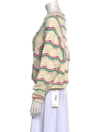 BA&SH Striped Crew Neck Sweater