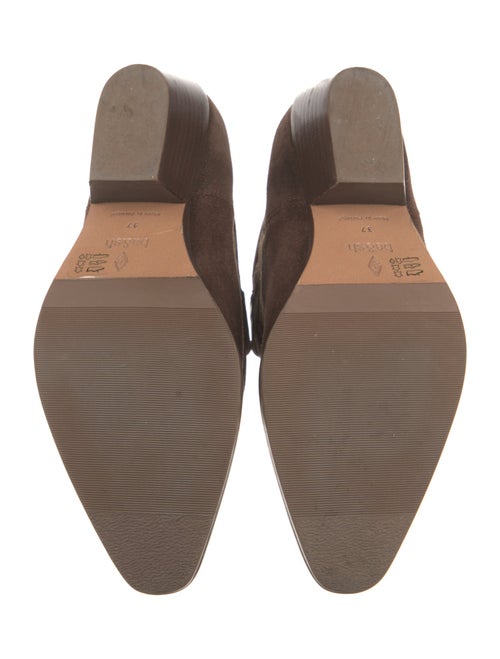 BA&SH Suede Embroidered Accent Western Boots