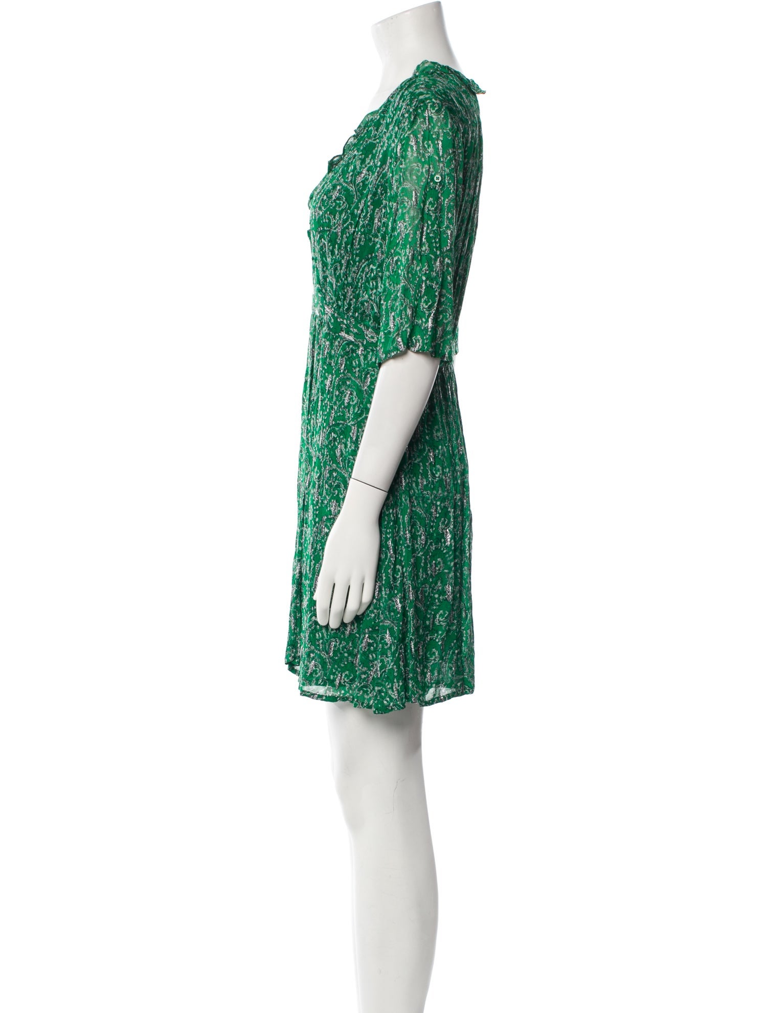 BA&SH Printed Mini Dress