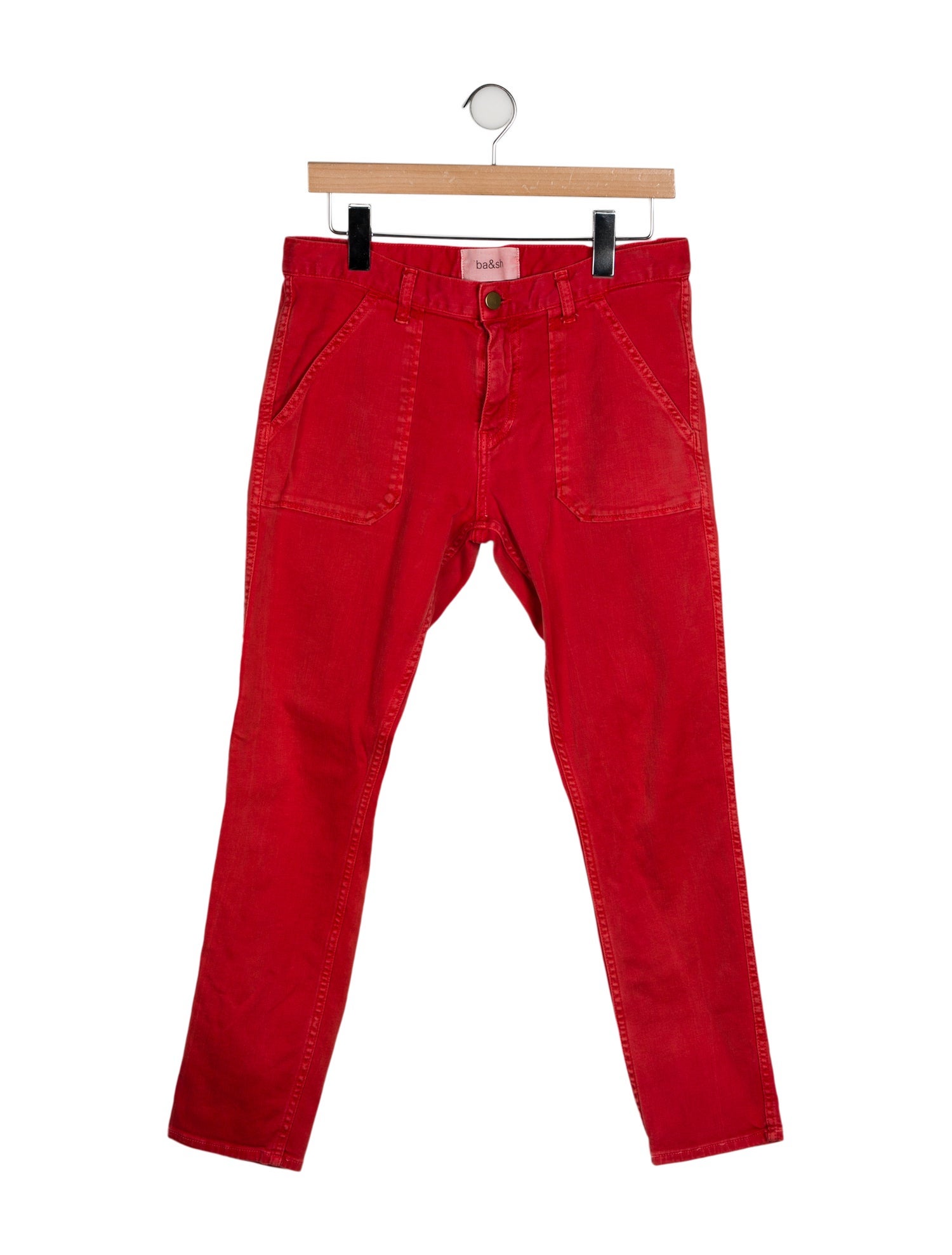 BA&SH High-Rise Skinny Leg Jeans