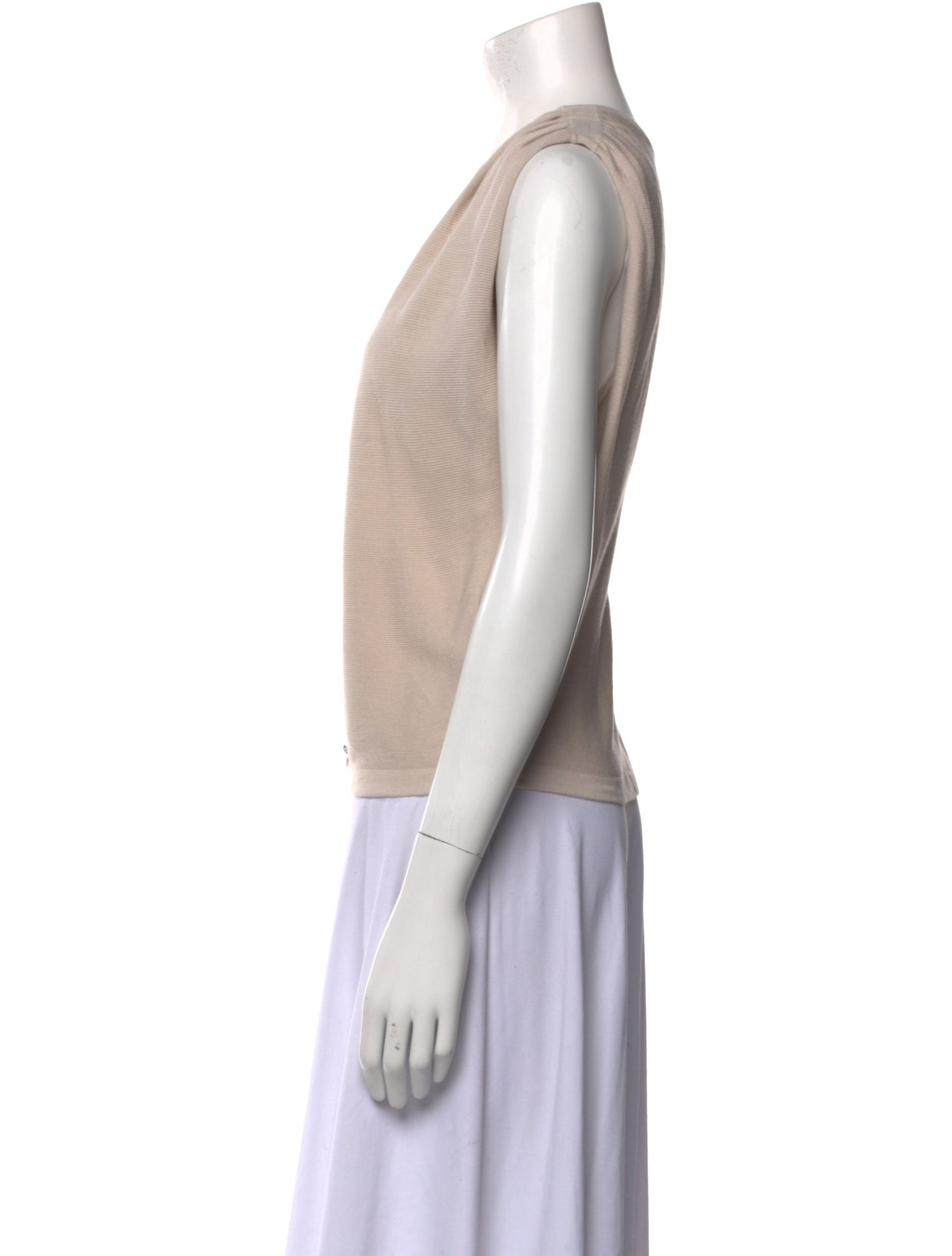 BA&SH V-Neck Sleeveless Crop Top