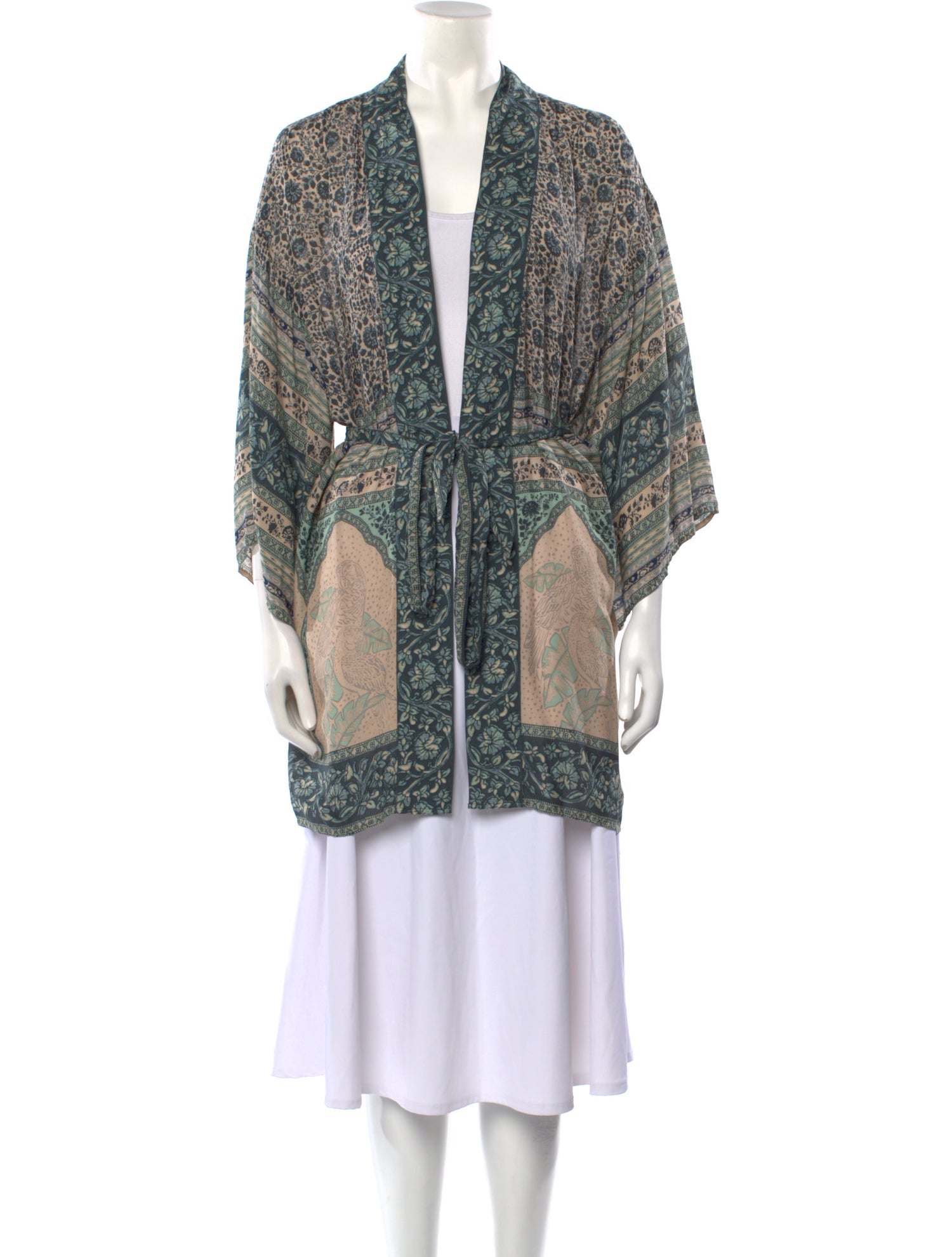 BA&SH Paisley Print V-Neck Sweater