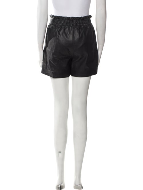 BA&SH Leather Mini Shorts
