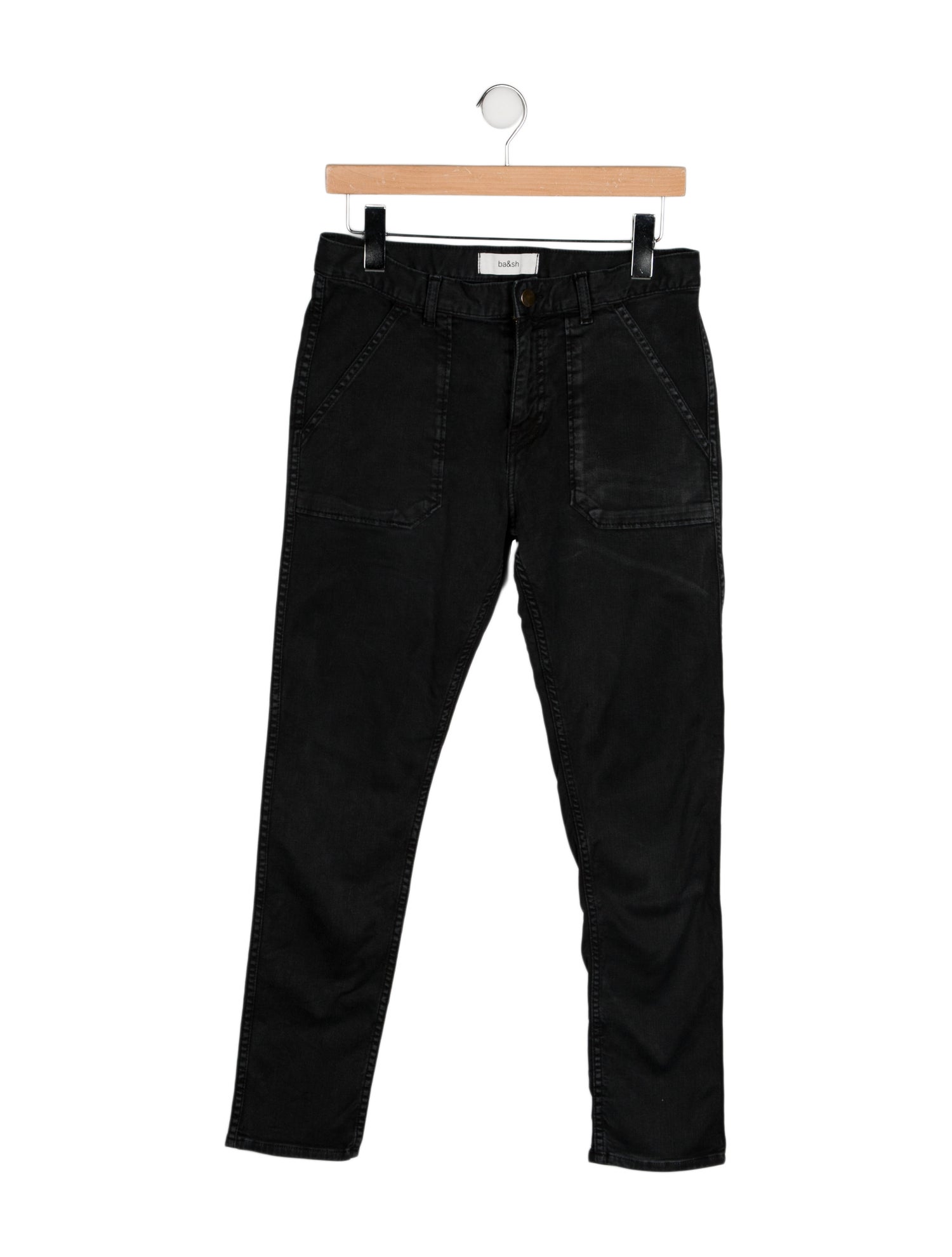 BA&SH High-Rise Skinny Leg Jeans