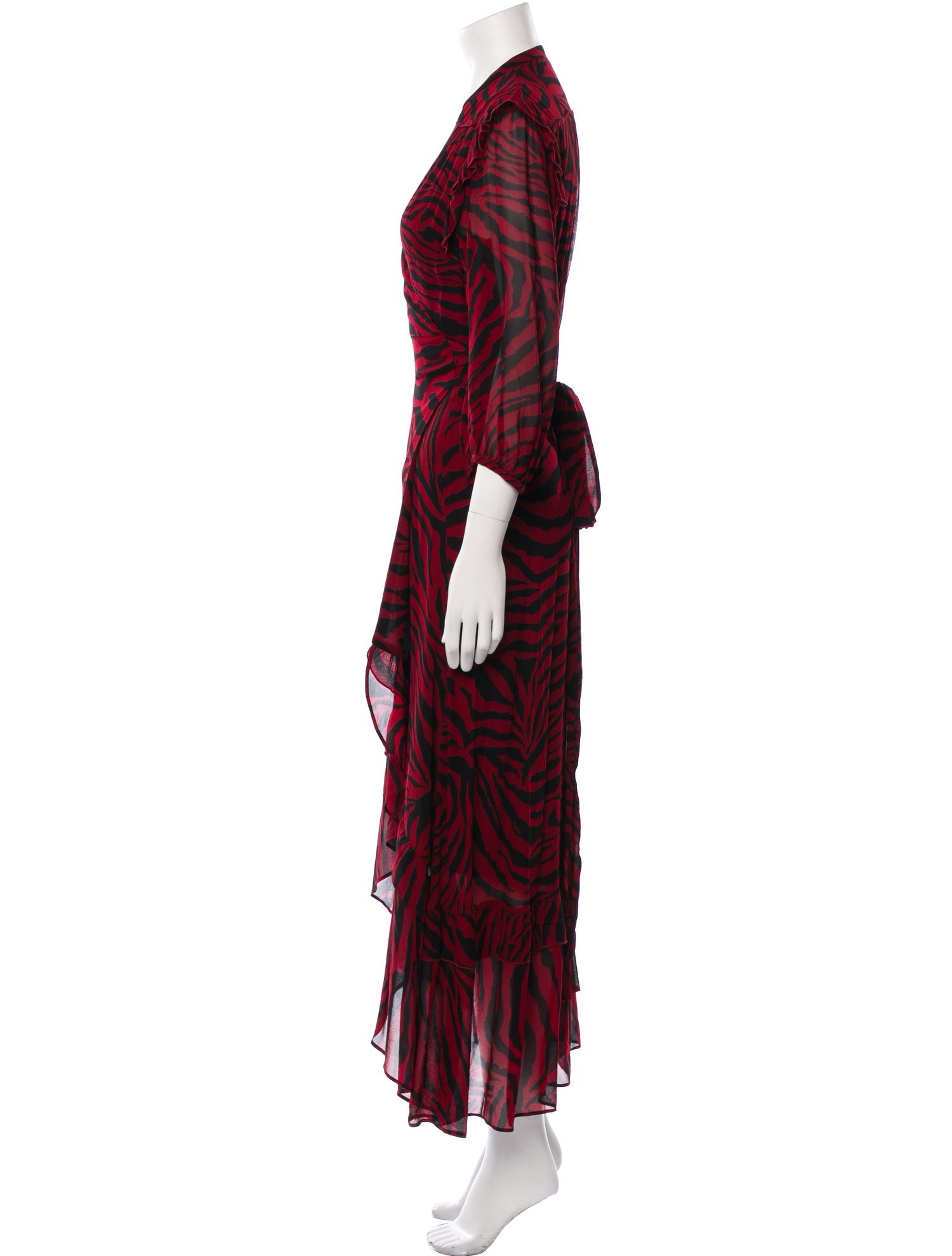 BA&SH Ruffle Embellishment Robe