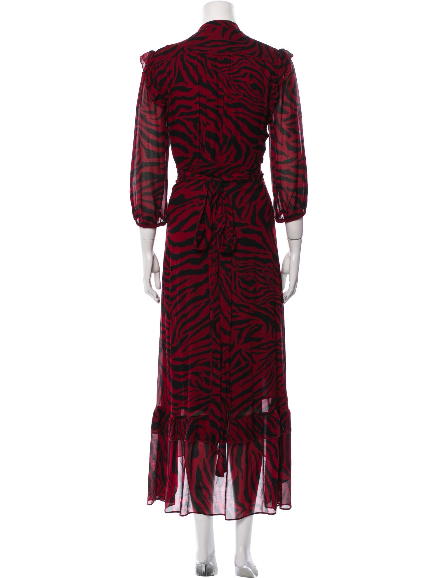 BA&SH Ruffle Embellishment Robe