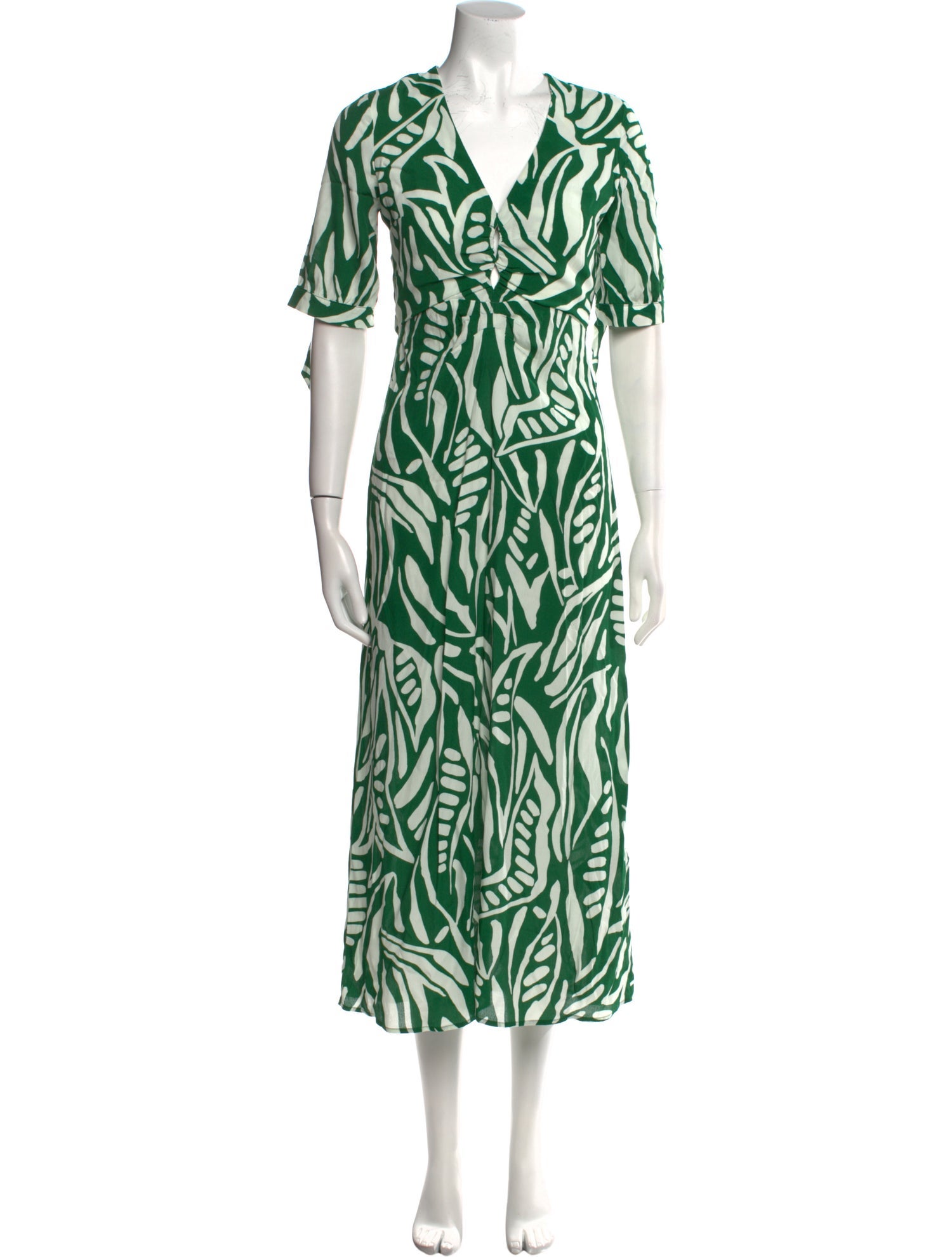 BA&SH Printed Long Dress