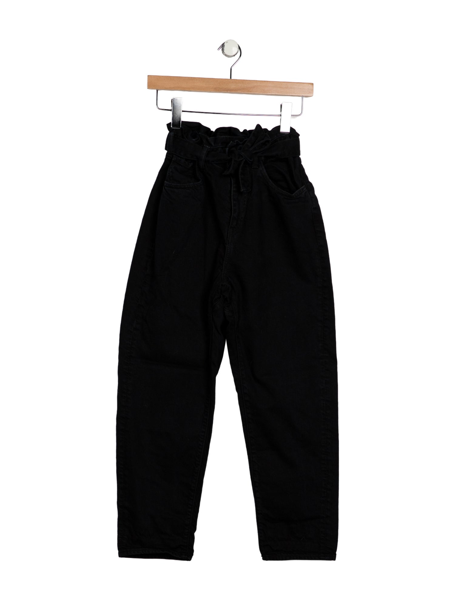 BA&SH High-Rise Straight Leg Jeans