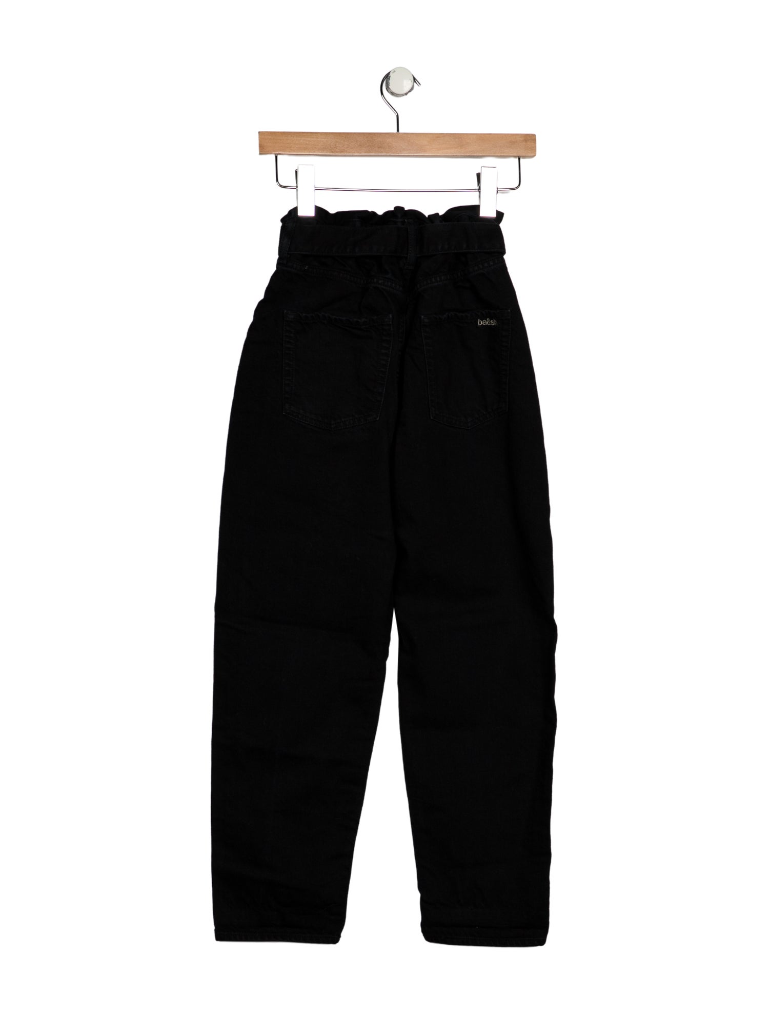 BA&SH High-Rise Straight Leg Jeans