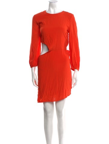 Ba&Sh Dresses Crew Neck Knee-Length Dress S