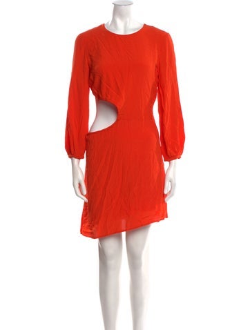 Ba&Sh Dresses Crew Neck Knee-Length Dress M