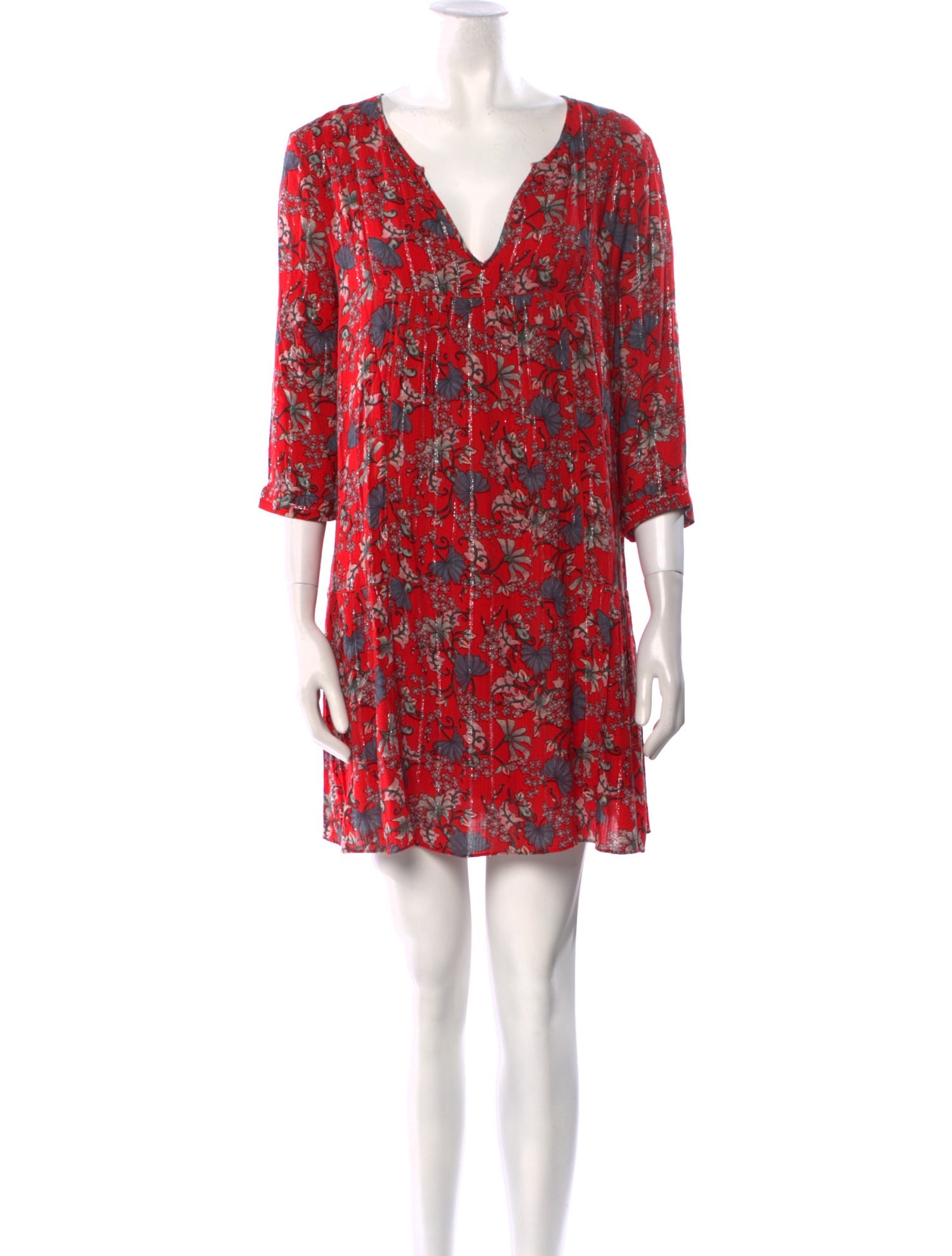 BA&SH Printed Mini Dress