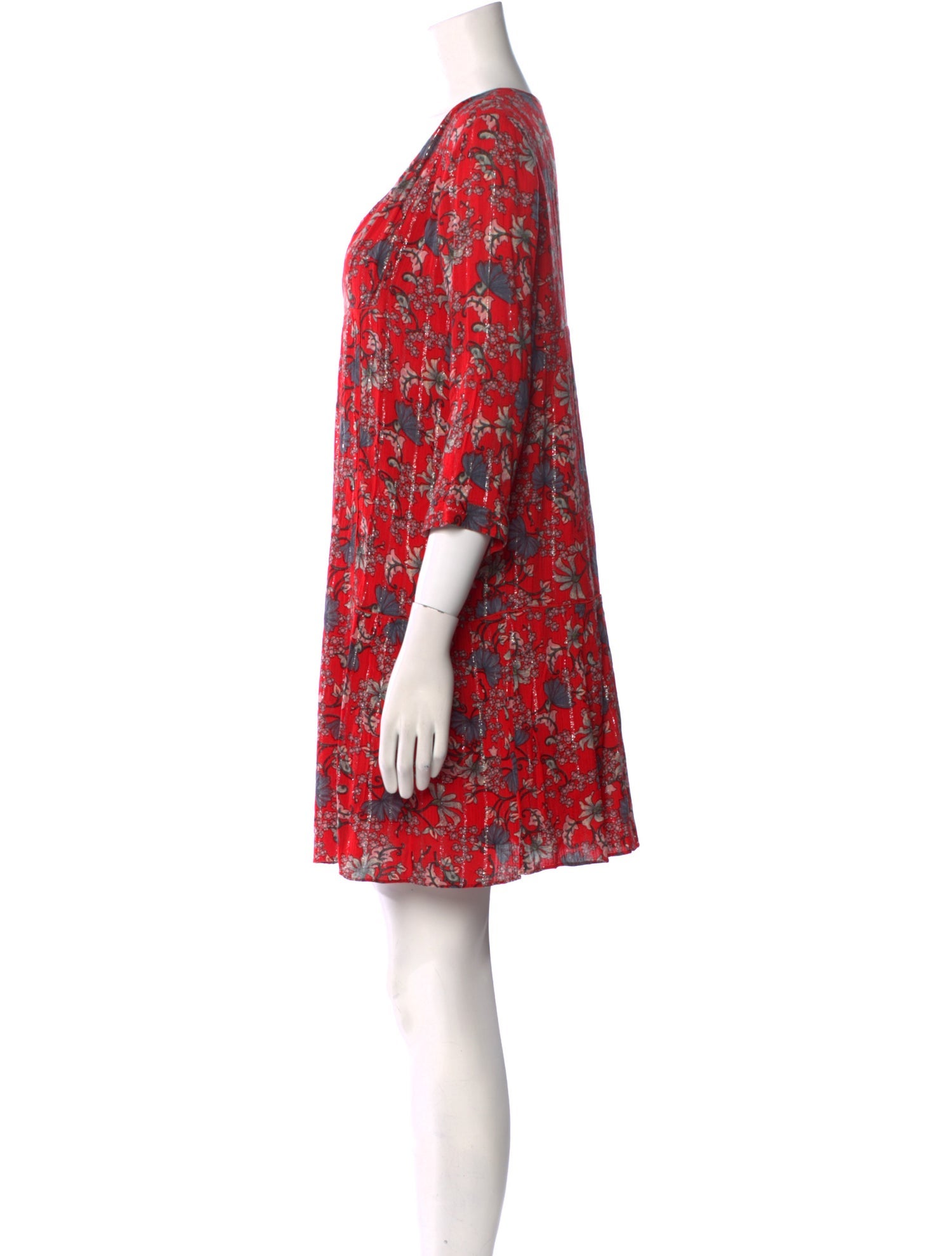 BA&SH Printed Mini Dress