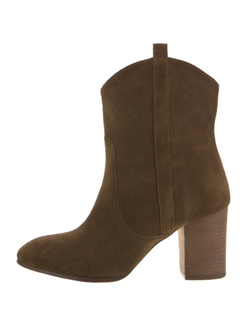BA&SH Suede Western Boots