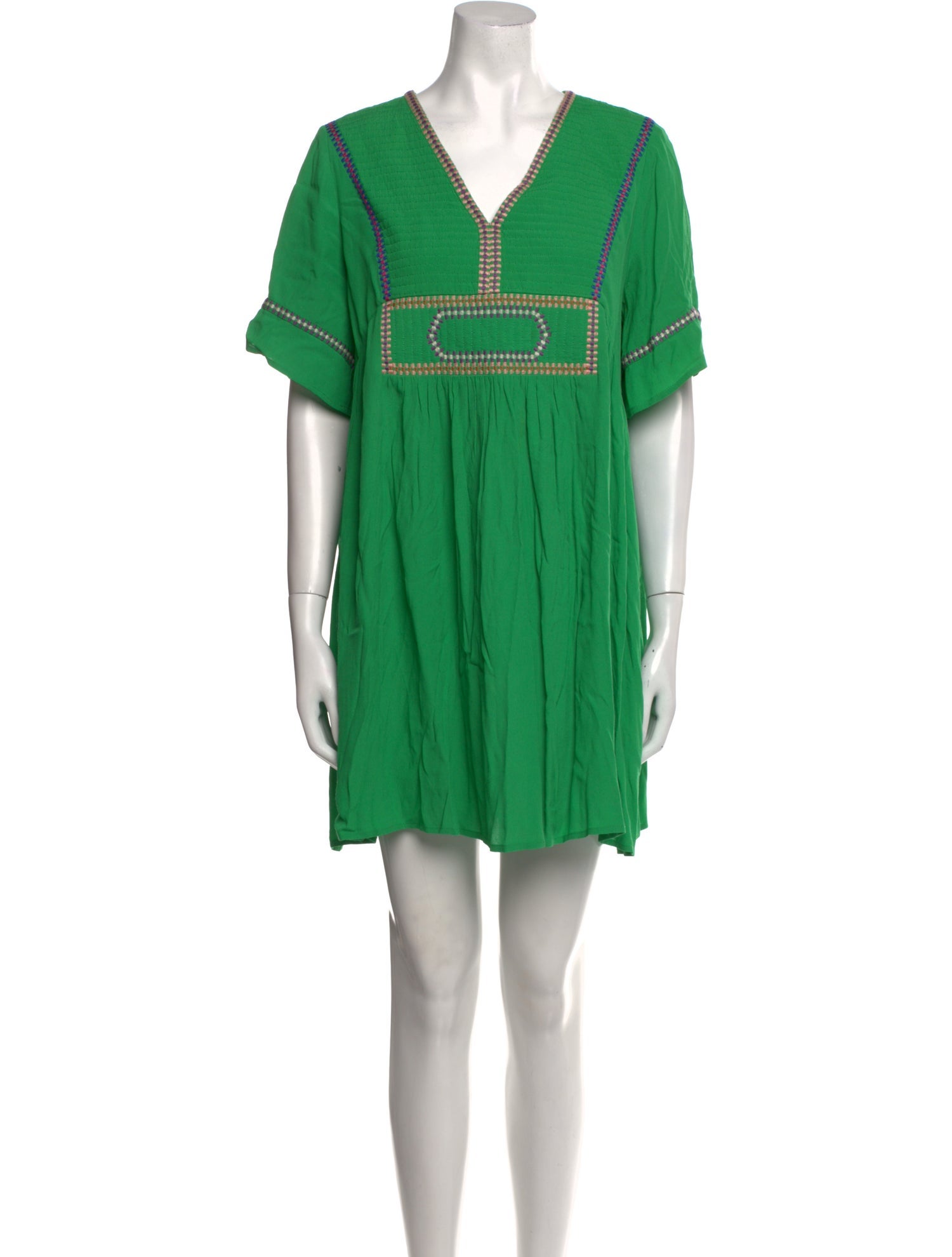 BA&SH V-Neck Mini Dress