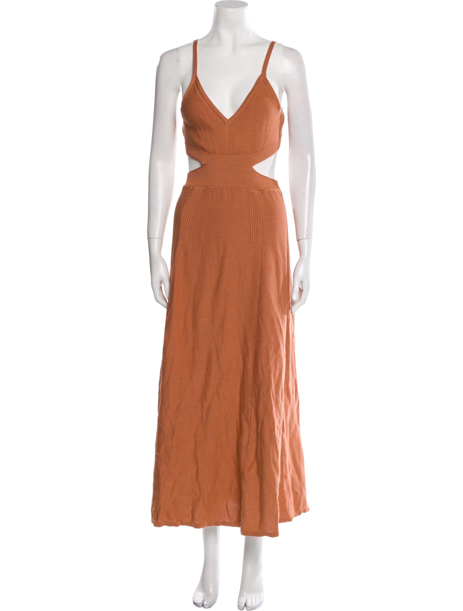 BA&SH V-Neck Midi Length Dress