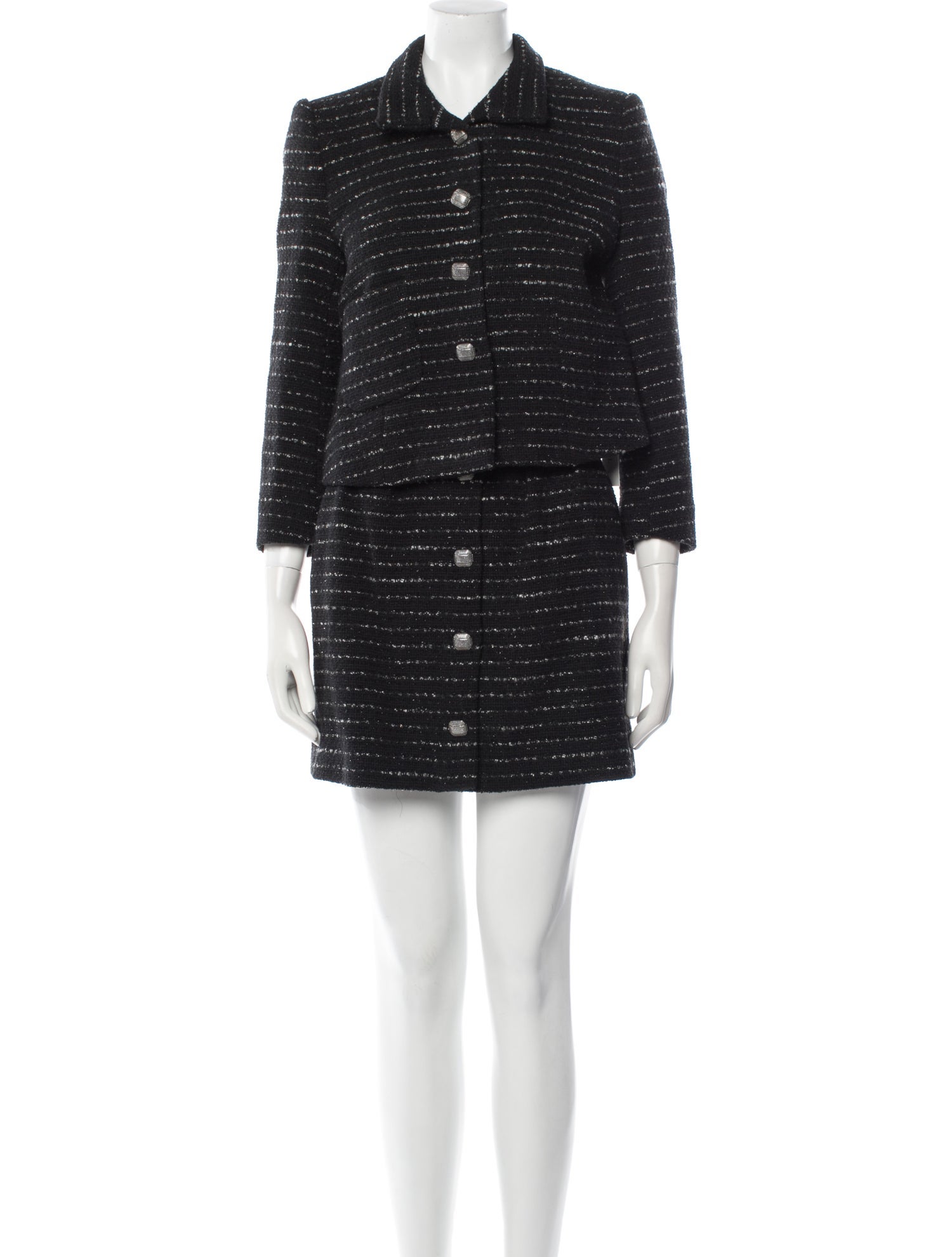 BA&SH Striped Skirt Suit