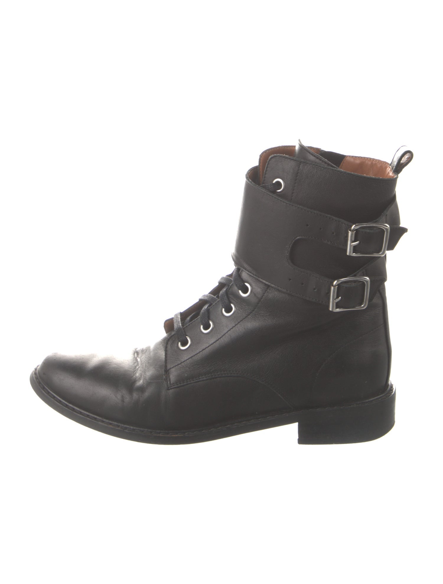 BA&SH Leather Combat Boots